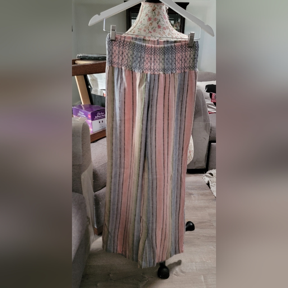 SO Striped Multicolor Women's Pants Size SMALL